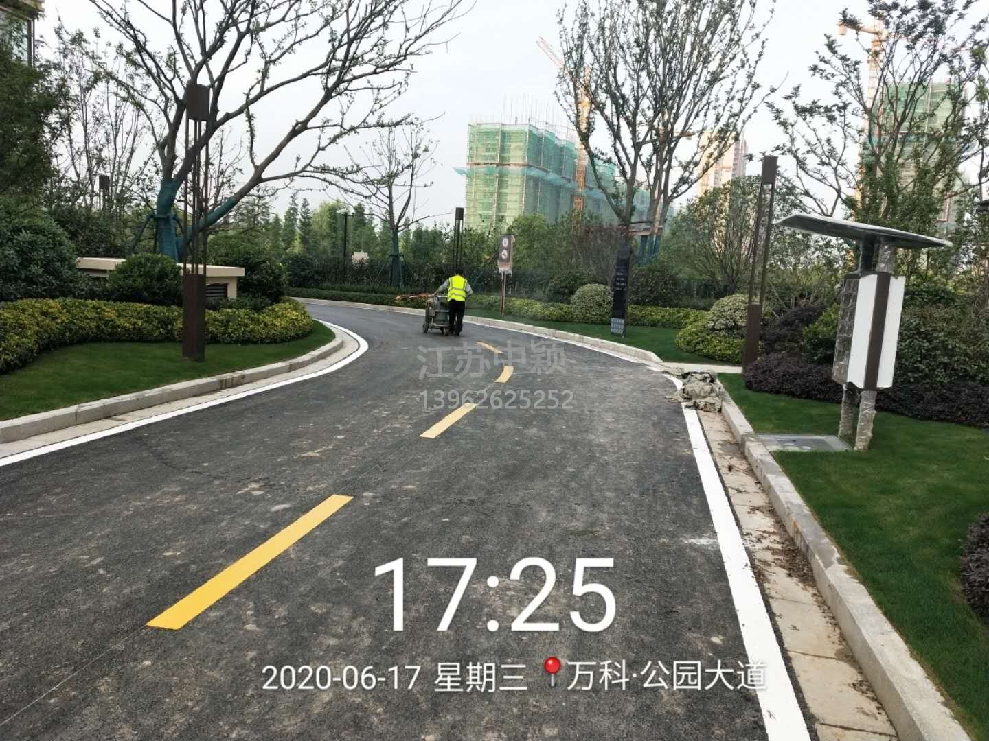 苏州道路划线 苏州车位划线