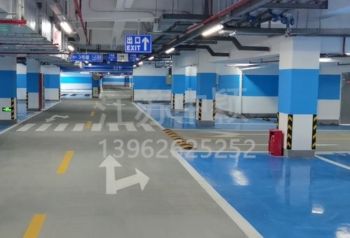 苏州停车场划线项目完工