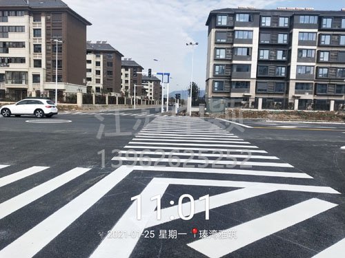道路划线标线的验收标准以及车位划线的施工过程要点?