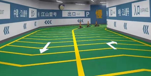 南京停车场划线公司讲解停车场标线尺寸等详细知识?